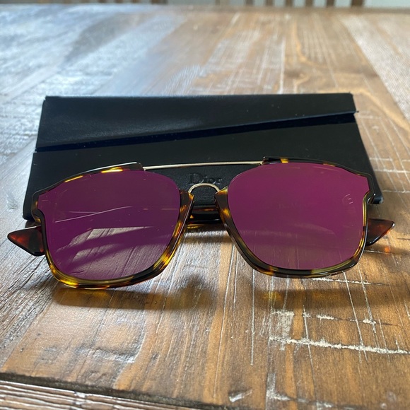 Christian Dior DIOR Abstract Sunglasses Tortoise & Pink - Picture 6 of 12